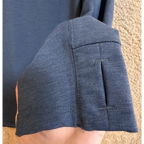 KUHL Men’s Sz XL Pullover Shirt Blue 1/4 Quarter Zip Pullover Alloy Base Layer - Picture 9 of 16